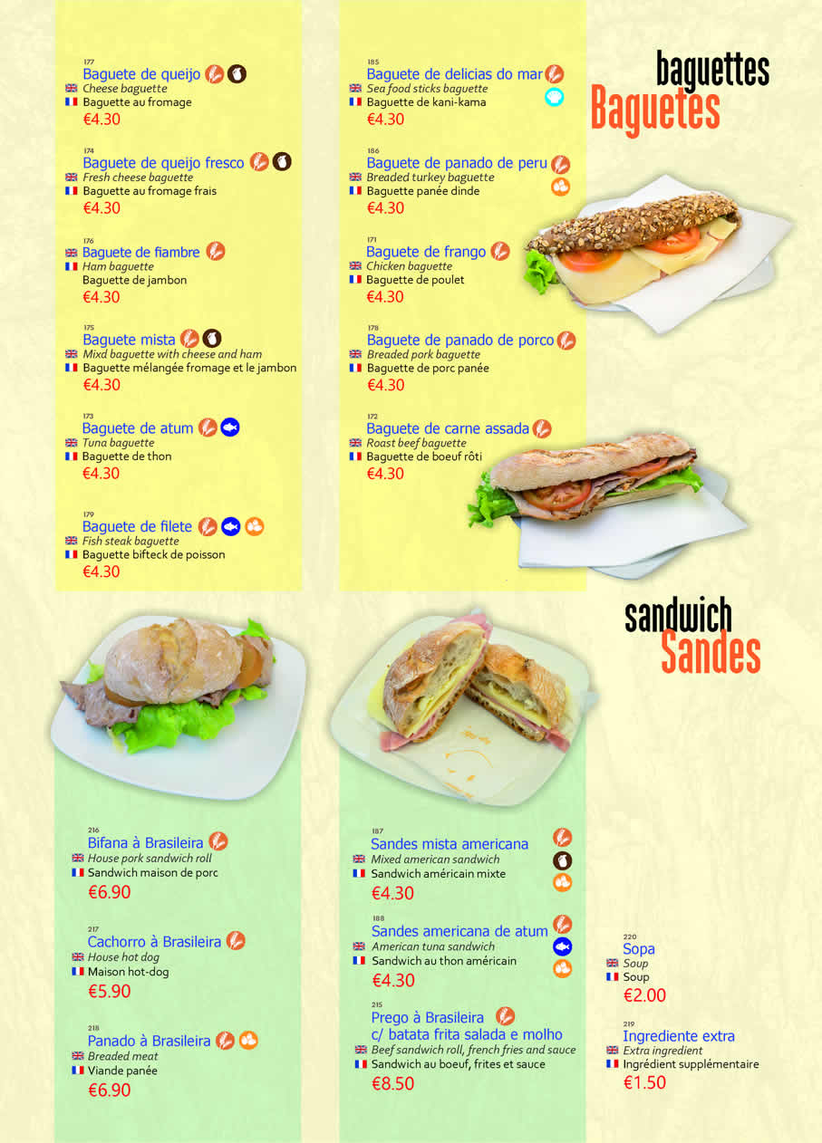 Restaurantes em Lisboa Menu Store